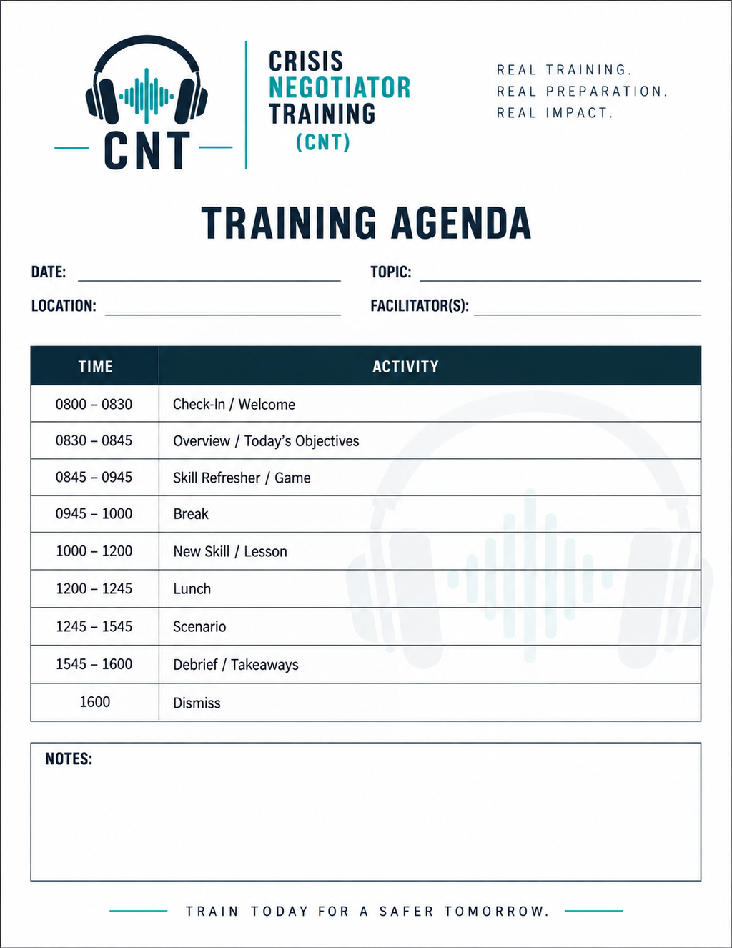12 Month Training Program
