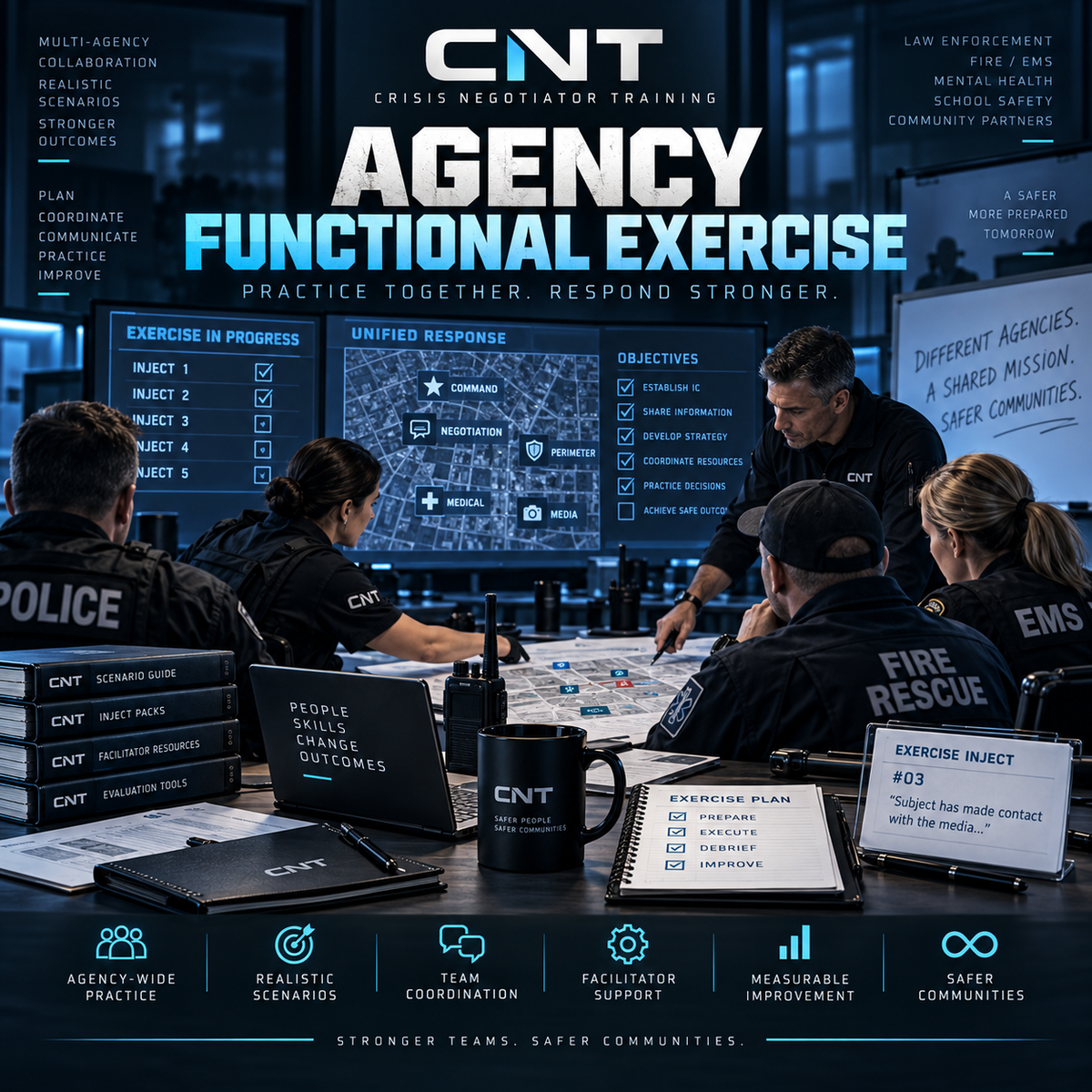 Agency Functional Drills for ICS